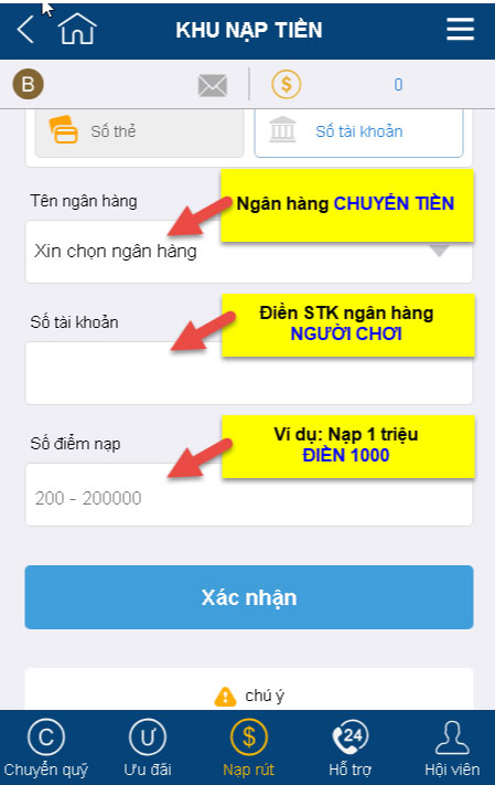 Nạp tiền kubet