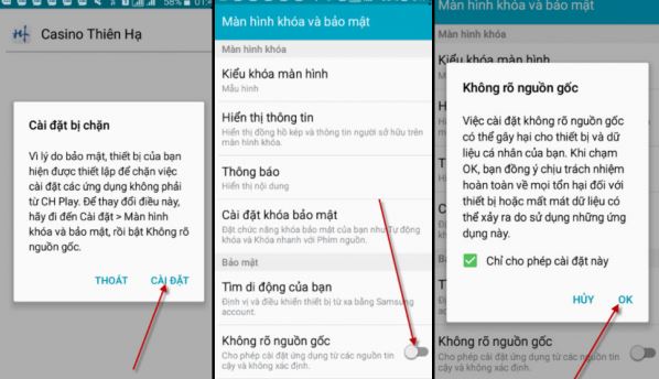 cài đặt ứng dụng kubet trên android