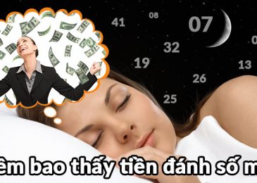 nằm mơ thấy tiền đánh số mấy